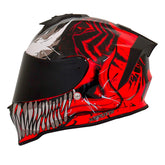Casco XSports V151 Carnage Rojo Negro
